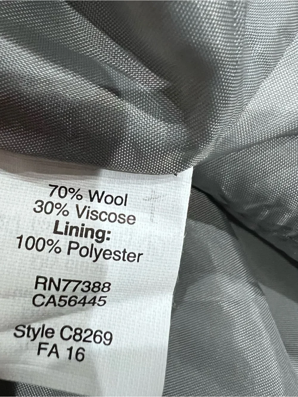 J.Crew Wool Pencil Skirt Light Grey Size 2